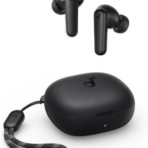 soundcore Anker P20i Bluetooth Earphones, 10mm Drivers with Big Bass True Wireless Earbuds, Bluetooth 5.3, 30H Playtime, IPX5, 2 Mics for AI Clear Calls, 22 Preset EQs, Customization via App (Black)