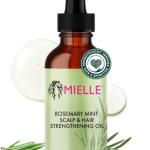 Mielle Organics MIELLE - ROSEMARY MINT, SCALP & HAIR OIL, INFUSED W/BIOTIN & ENCOURGES GROWTH, FOR DAILY USE, SCALP TREATMENT, SPLIT END CARE & SCALP & STRENGTHENING OIL | Strengthens, Moisturises, Promotes Hair Growth, Dry Scalp & Split Ends Treatment