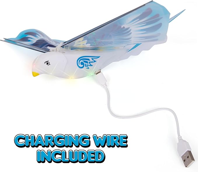 Electric Flying Bird Toy with LED Lights