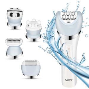 Professional Multipurpose Epilator – 5-in-1 Beauty & Skincare Kit