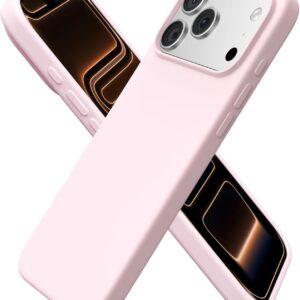 Silicone Case for iPhone 17 Pro Max, 17.5 cm (6.9 Inches), Thin Mobile Phone Case iPhone 17 Pro Max Made of Liquid Silicone, Scratch-Resistant and Shockproof Protective Case iPhone 17 ProMax